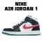 Air Jordan 1 Mid Alternate Swooshes Red Yellow Jordan BQ6472 063 Unisex AJ1 Black White 