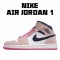 Air Jordan 1 Mid Crimson Tint 852542 801 Unisex AJ1 Pink White Black Jordan 