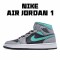 Air Jordan 1 Mid Grey Aqua 554724 063 Gray Green Unisex AJ1 Jordan 