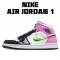 Air Jordan 1 Mid GS Patent Multi Pink Black White CZ9834 100 AJ1 Unisex Jordan 