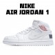 Air Jordan 1 Mid SE Euro Tour Swoosh CW7589 100 AJ1 Unisex White Jordan 