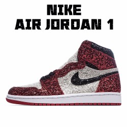 Surgeon x Air Jordan 1 North Pole CK5566 610 Unisex Red White Black AJ1 Jordan 