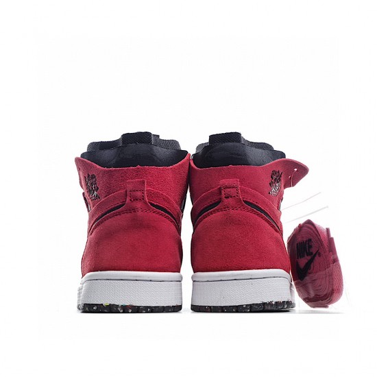 Air Jordan 1 High Zoom Air CMFT Red Suede CT0978-600 Unisex AJ1 Jordan