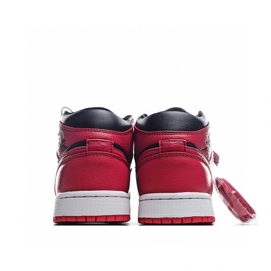 Air Jordan 1 Mid Banned 2020 554724-074 Unisex AJ1 Jordan