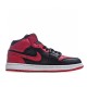 Air Jordan 1 Mid Banned 2020 554724-074 Unisex AJ1 Jordan