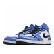 Air Jordan 1 Mid Blue White Black DD6834-402 Unisex AJ1 Jordan