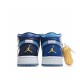 Air Jordan 1 Mid Fly Blue BV7446-400 Womens AJ1 Jordan