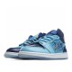 Air Jordan 1 Mid Fly Blue BV7446-400 Womens AJ1 Jordan