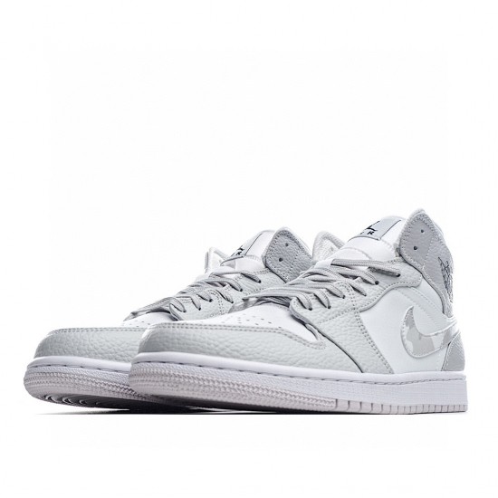 Air Jordan 1 Mid Grey Camo DC9035-100 Unisex AJ1 Jordan