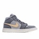 Air Jordan 1 Mid Grey Onyx BQ6472-020 Unisex AJ1 Jordan