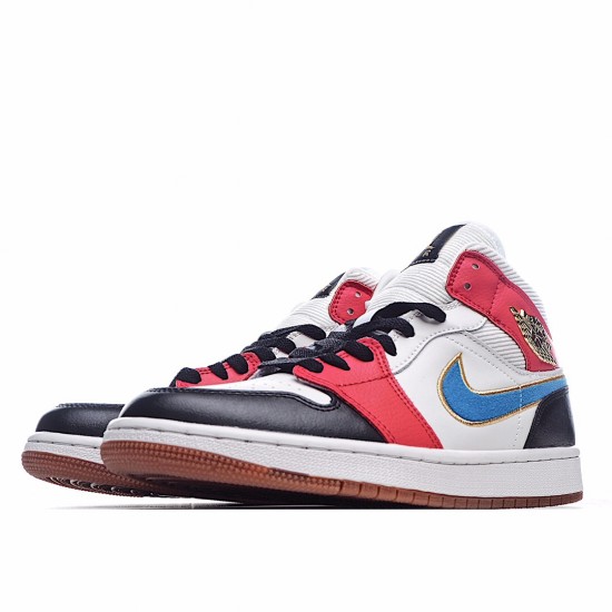 Air Jordan 1 Mid Let Man DC1426-100 Unisex AJ1 Jordan