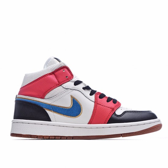 Air Jordan 1 Mid Let Man DC1426-100 Unisex AJ1 Jordan