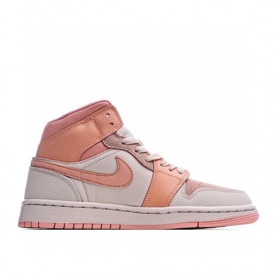 Air Jordan 1 Mid Pink Ltpink DH4270-800 Womens AJ1 Jordan