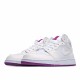 Air Jordan 1 Mid Purple White 555112-ID Womens AJ1 Jordan