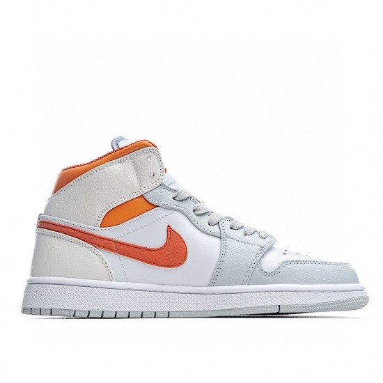 Air Jordan 1 Mid Starfish Pure Platinum CW7591-100 Unisex AJ1 Jordan