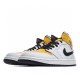 Air Jordan 1 Mid Yellow White Black BQ6472-107 Unisex AJ1 Jordan