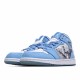 Air Jordan 1 Retro Alpha Blue White 316269-142 Unisex AJ1 Jordan