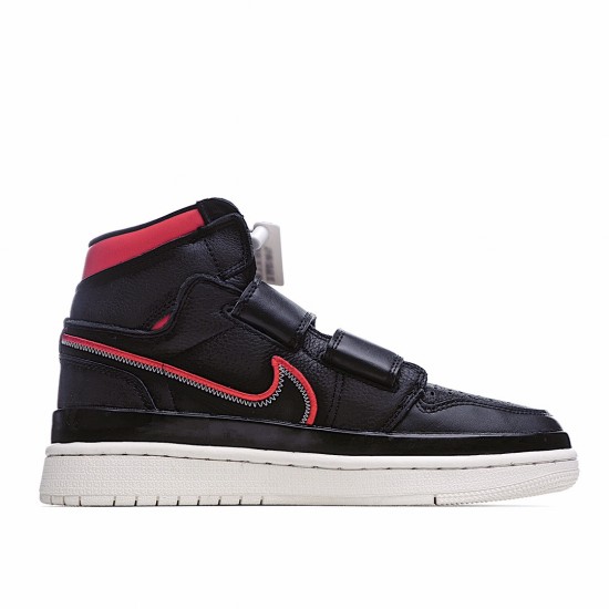 Air Jordan 1 Retro High Double Strap Black Gym Red AQ7924-016 Unisex AJ1 Jordan