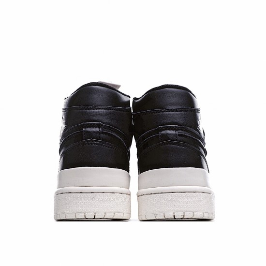 Air Jordan 1 Retro High Double Strap Black Sail AQ7924-001 Unisex AJ1 Jordan