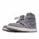 Air Jordan 1 Retro High Zoom Crater Grey CW2414 010 Mens AJ1 Jordan