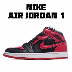 Air Jordan 1 Mid Banned 2020 554724-074 Unisex AJ1 Jordan