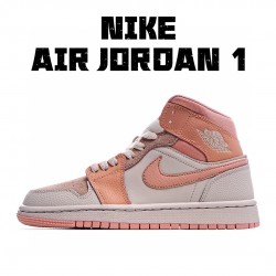 Air Jordan 1 Mid Pink Ltpink DH4270-800 Womens AJ1 Jordan