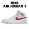 Air Jordan 1 Mid White University Red BQ6472-106 Unisex AJ1 Jordan