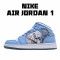 Air Jordan 1 Retro Alpha Blue White 316269-142 Unisex AJ1 Jordan