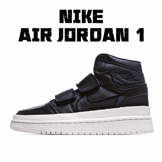 Air Jordan 1 Retro High Double Strap Black Sail AQ7924-001 Unisex AJ1 Jordan