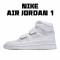 Air Jordan 1 Retro High Double Strap Summit White AQ7924-100 Unisex AJ1 Jordan