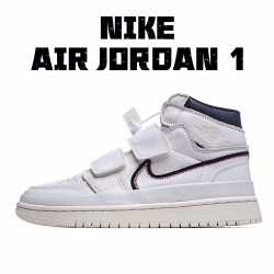 Air Jordan 1 Retro High Double Strap White Black Sail AQ7924-101 Unisex AJ1 Jordan