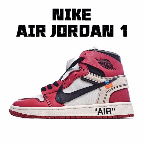 Air Jordan 1 Retro High Off-White Chicago AA3834-101 Unisex AJ1 Jordan