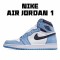 Air Jordan 1 Retro High White University Blue Black 555088-134 Mens AJ1 Jordan