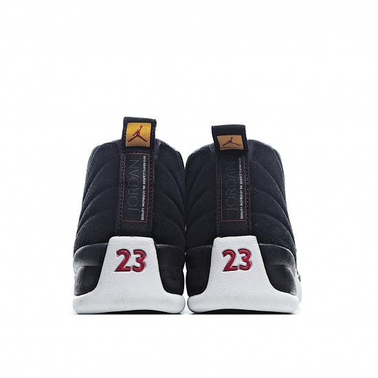 Air Jordan 12 Reverse Taxi Black White 130690 017 Mens AJ12 Jordan 