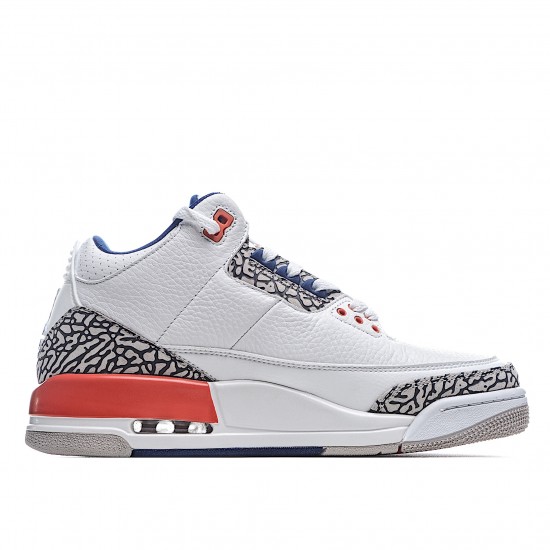 Air Jordan 3 Knicks White Gray 136064 148 AJ3 Mens Jordan 