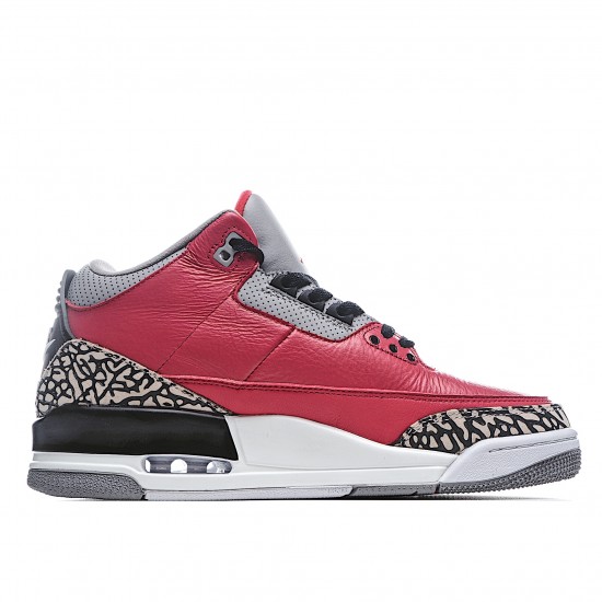 Air Jordan 3 Red Cement Jordan CK5692 600 Mens AJ3 Red Gray 