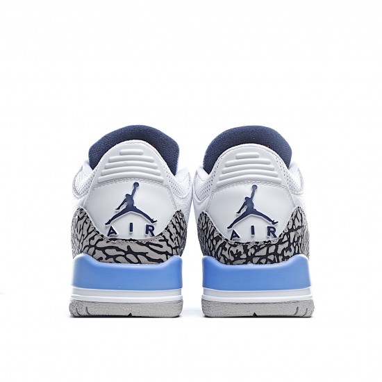 Air Jordan 3 Retro UNC CT8532 104 Mens AJ3 White Blue Jordan 