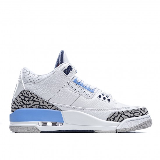 Air Jordan 3 Retro UNC CT8532 104 Mens AJ3 White Blue Jordan 