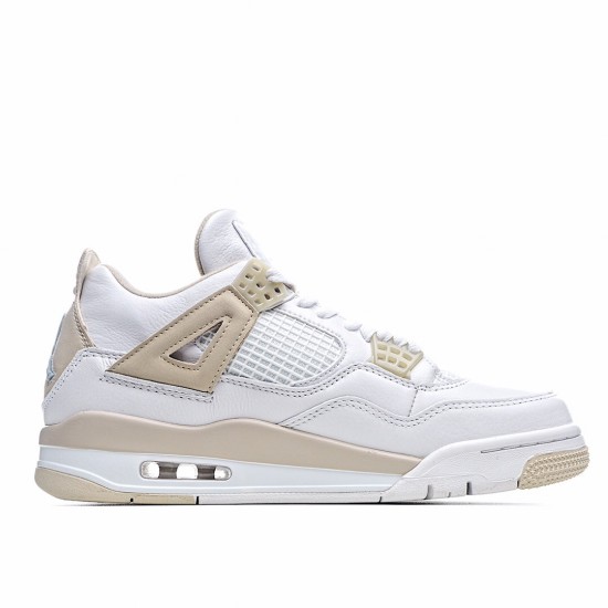 Air Jordan 4 Linen Jordan 487724 118 AJ4 Gold White Mens 