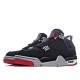 Air Jordan 4 Retro Bred 308497 060 Unisex AJ4 Black Gray Red Jordan 