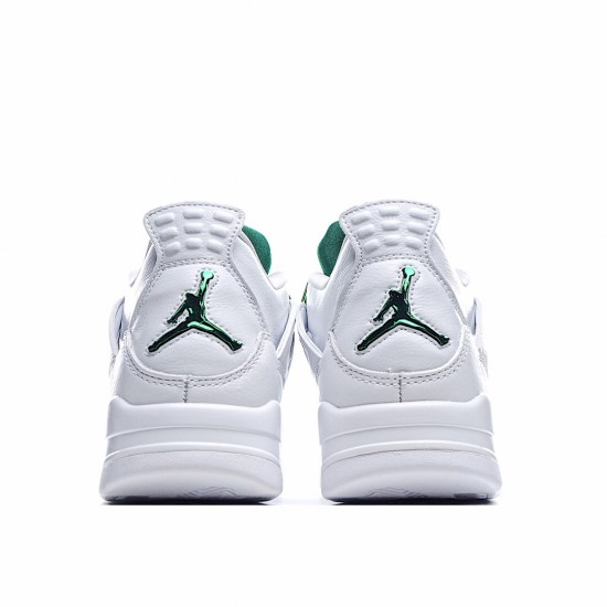 Air Jordan 4 Retro Metallic Green CT8527 113 AJ4 Mens White Green Jordan 