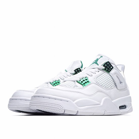 Air Jordan 4 Retro Metallic Green CT8527 113 AJ4 Mens White Green Jordan 