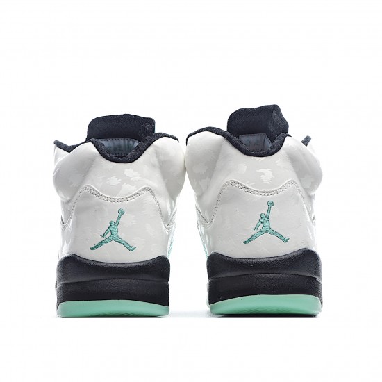 Air Jordan 5 Island Green CN2932 100 AJ5 Unisex White Green Jordan 