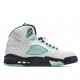 Air Jordan 5 Island Green CN2932 100 AJ5 Unisex White Green Jordan 