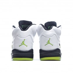 Air Jordan 5 Quai54 Mens 467827 105 AJ5 White Green Jordan 