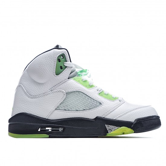 Air Jordan 5 Quai54 Mens 467827 105 AJ5 White Green Jordan 