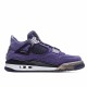 Travis Scott X  Air Jordan 4 Purple Black AJ4 Mens Jordan 