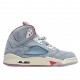 Trophy Room x Air Jordan 5 Ice Blue Jordan CI1899 400 AJ5 Mens Blue 