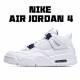 Air Jordan 4 Retro Metallic Pack CT8527 115 Mens AJ4 White Purple Jordan 