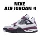 Air Jordan 4 Retro PSG White Black Purple CZ5624 100 AJ4 Unisex Jordan 